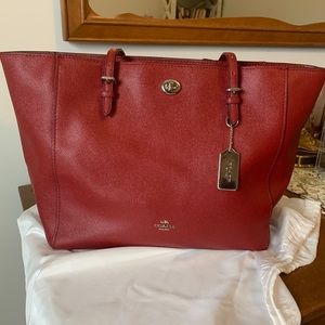 Coach Turnlock Tote